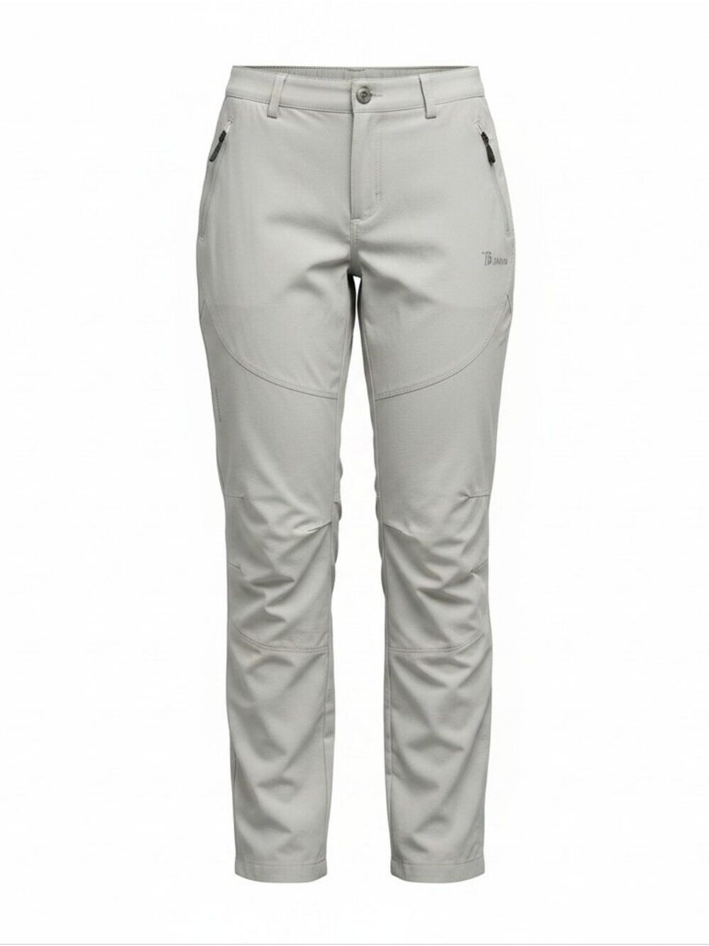Light Gray Silver Women's Outdoor Sports Stretch Pants Size Medium